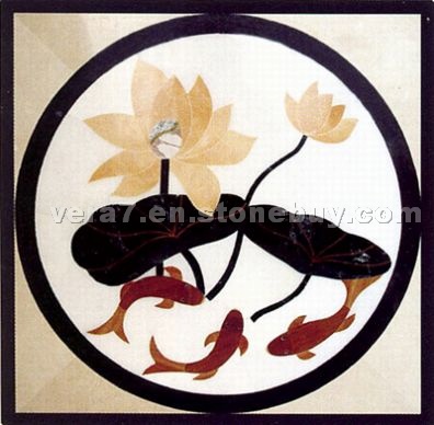 Stone pattern, stone medallion Stone pattern, stone medallion