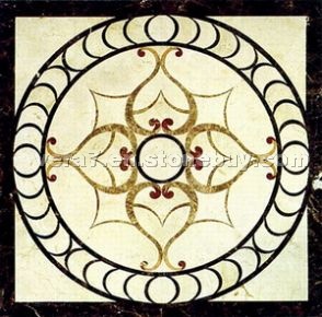 Waterjet Mosaic Medallion Waterjet Mosaic Medallion