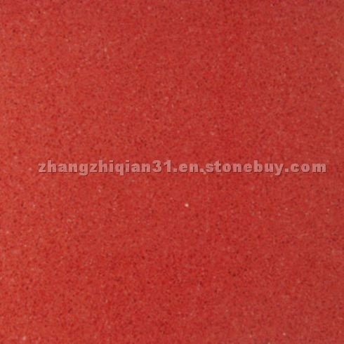 Manmade Stone of color red