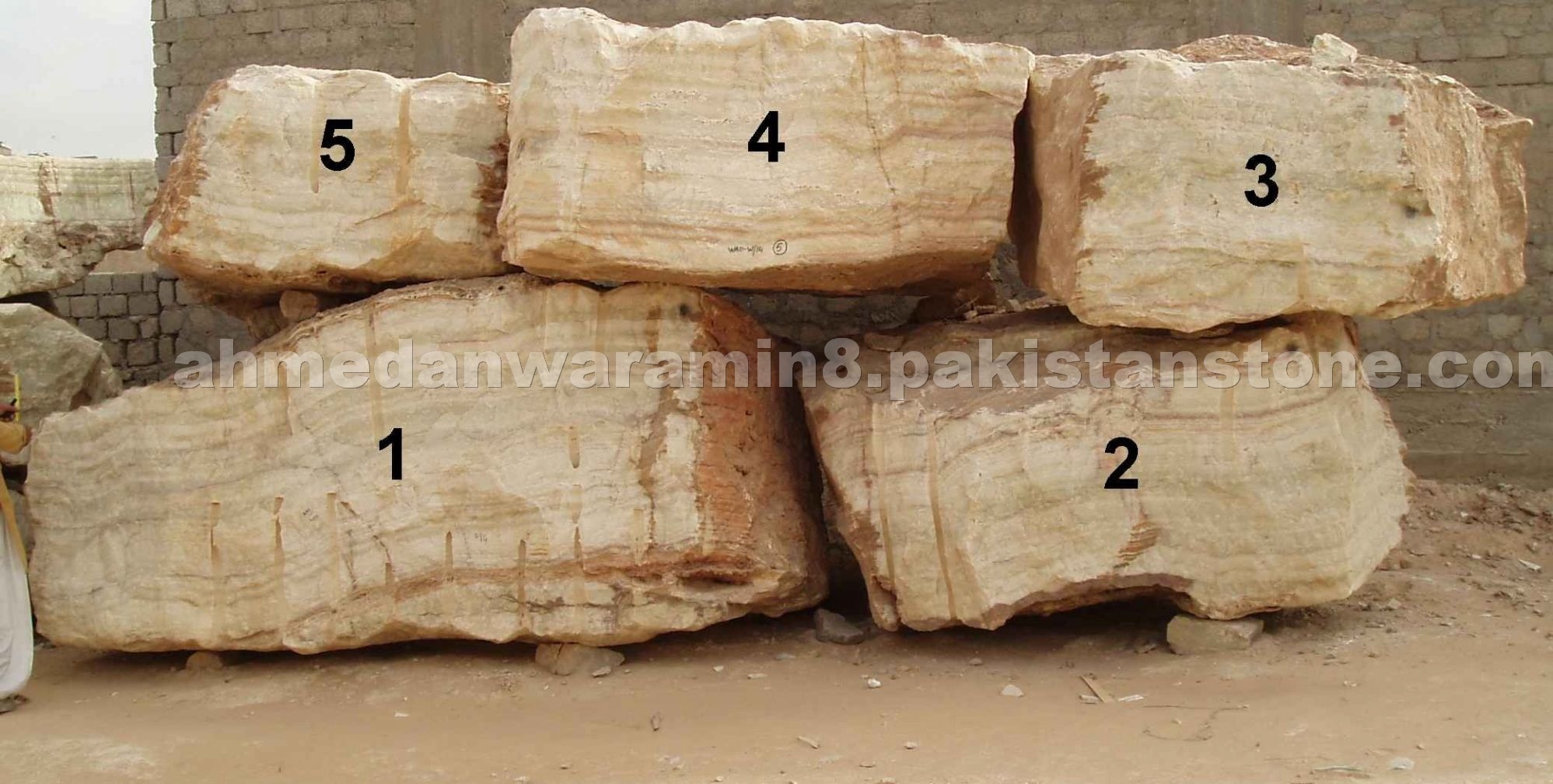 White Onyx Pakistan Onyx Blocks