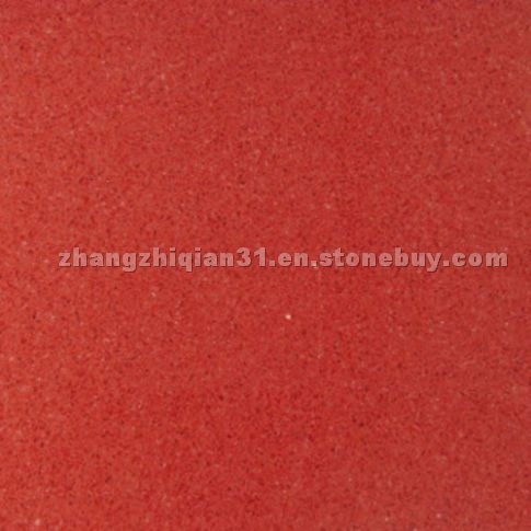 Red Manmade Stone, Crystallized stone HR0088