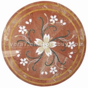 Marble Mosaic Pavement, Medallion Marble Mosaic Pavement, Medallion