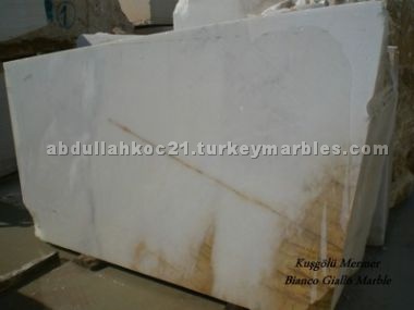 Bianco Giallo Marble Block