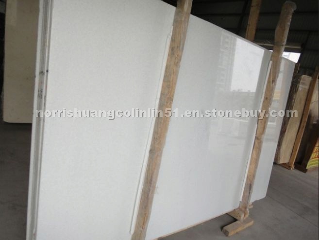 Crystal white artificial stone