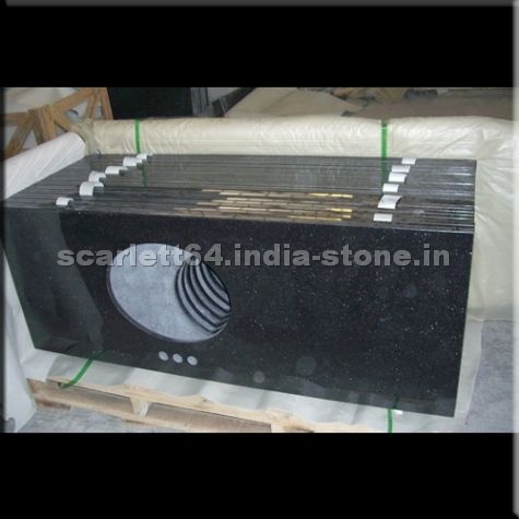 Black Galaxy Vanity Top Black Galaxy Vanity Top