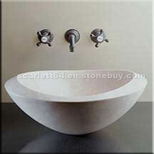 White Limestone Sink