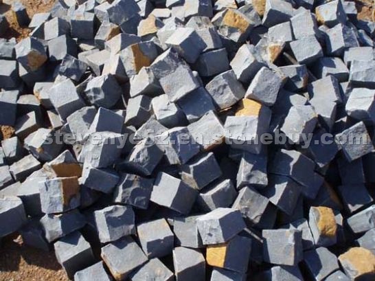 Grey basalt cubicstone