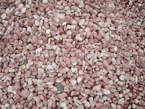 Tumbled red pebble