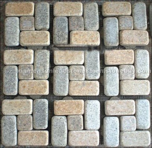 Granite Paving Stone,Tumbled Stone Cubes Granite Paving Stone,Tumbled Stone Cubes