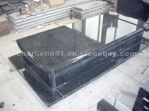 Granite tombstone