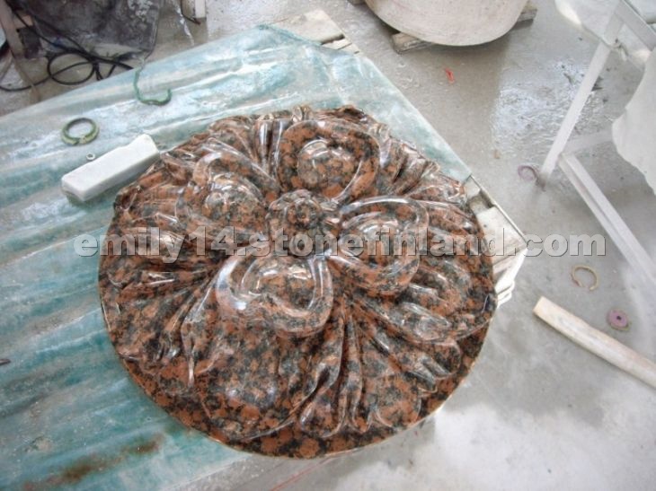 Carmen Red Granite Carving