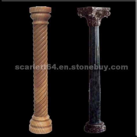 Solid Stone Column, Pillar Solid Stone Column, Pillar
