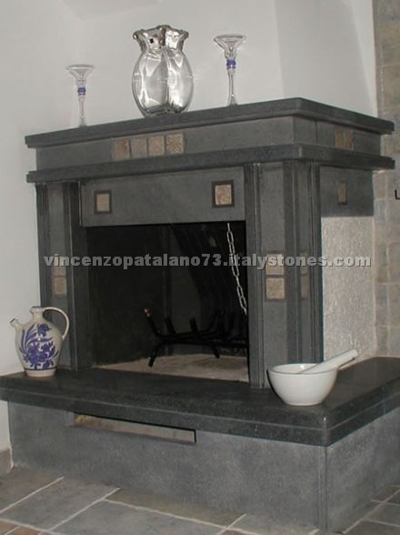 Pietra Serena Fireplace