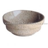 Yellow granite, G682 Granite round sinks
