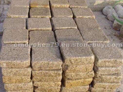 G682 Granite ,Rust Yellow, Paving stone