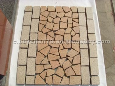 G682 Granite, Rust Yellow Paving stone