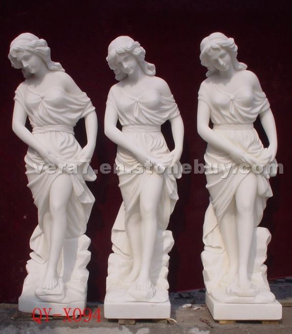 Sculpture,white marble Figure