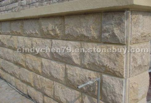 G682 Granite, Rust Yellow Mushroom Stone