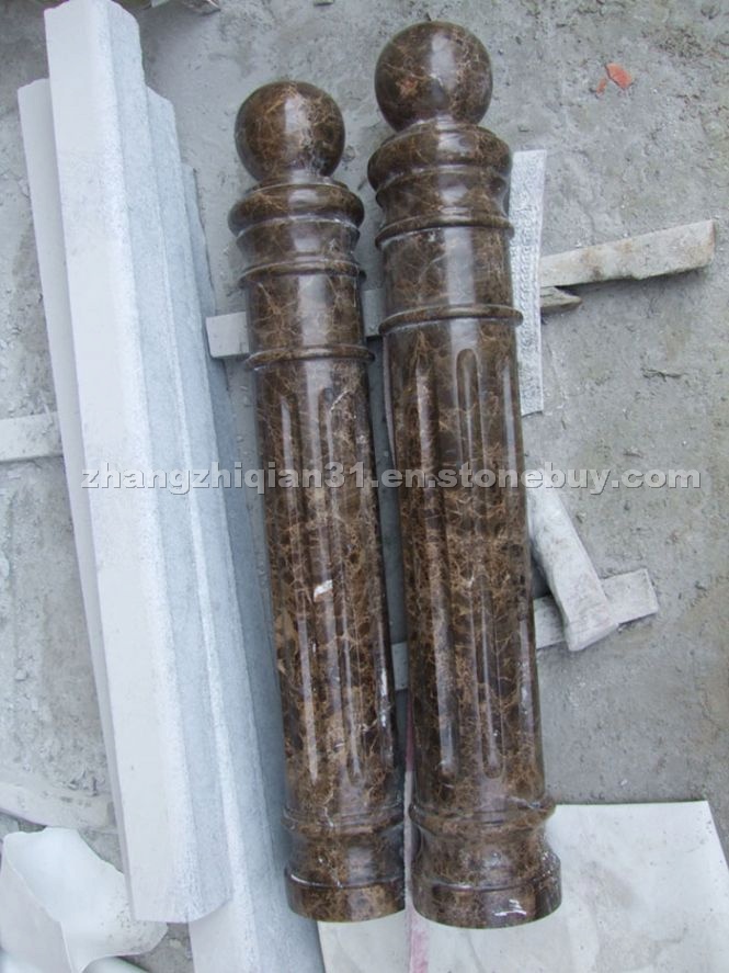 Dark Emperador Balustrade Dark Emperador Balustrade