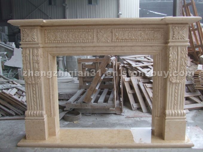 Marble fireplace