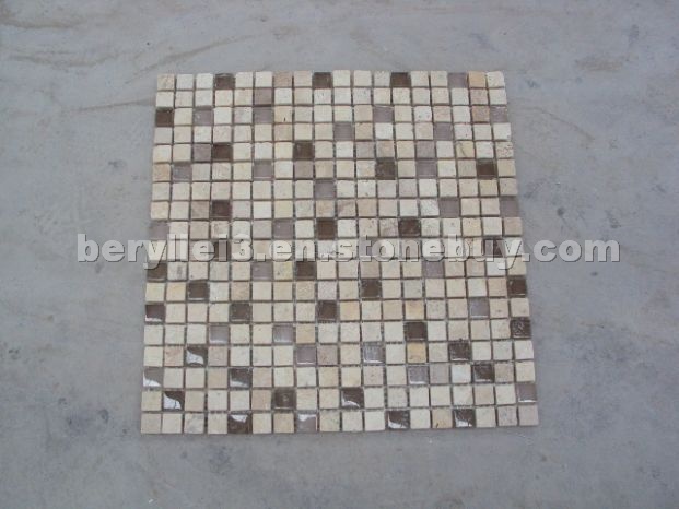 Travertine Mix Mosaic 1