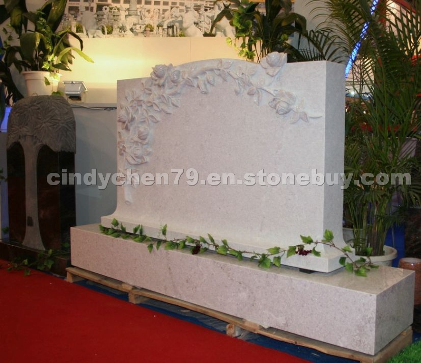 Pearl White Monument, White Granite