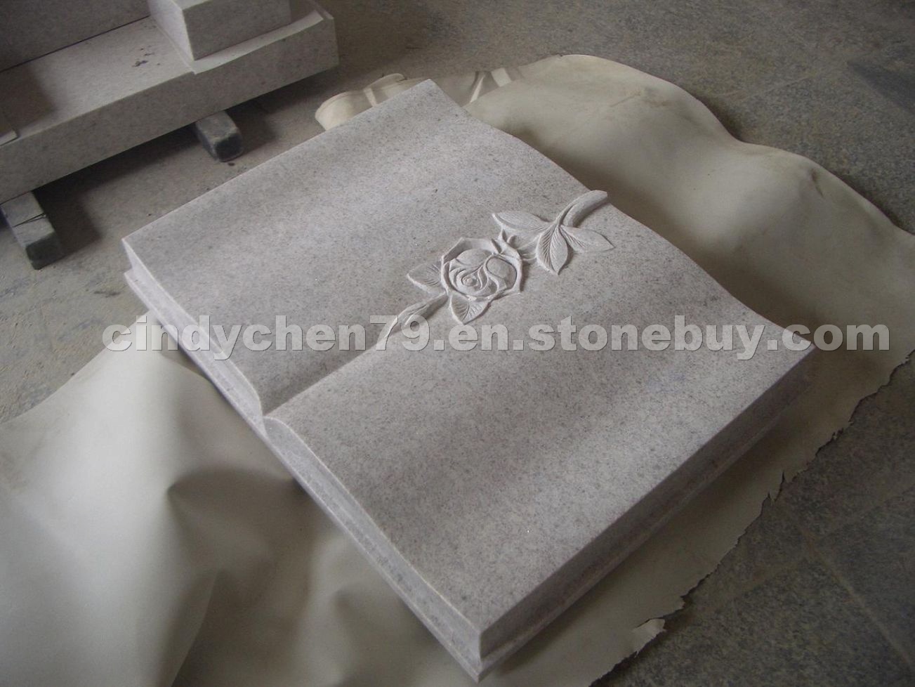 Pearl White Gravestone,Headstone