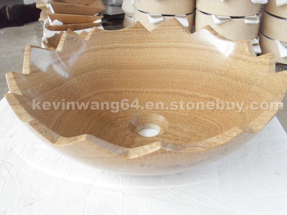 Wooden Yellow Wash Basins Wooden Yellow Wash Basins
