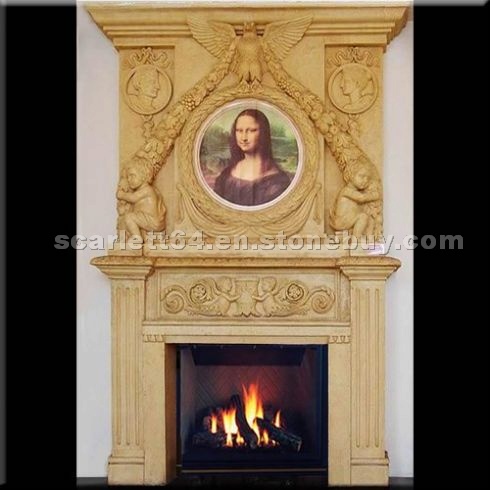Large Double Marble Fireplace Large Double Marble Fireplace