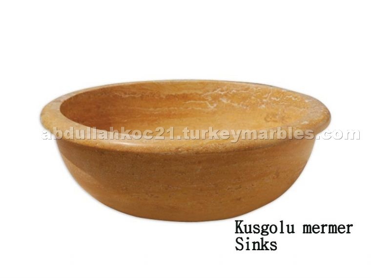Giallo Travertine Sinks K4