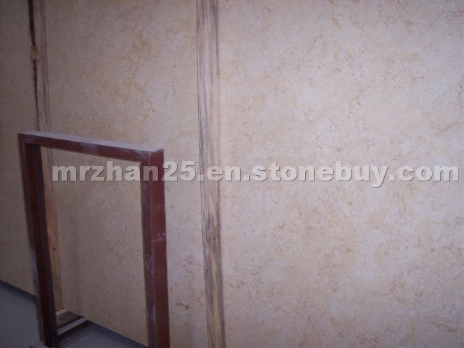 sunny beige marble slab