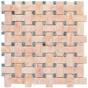 Gold Onyx & Dark Green Mosaic