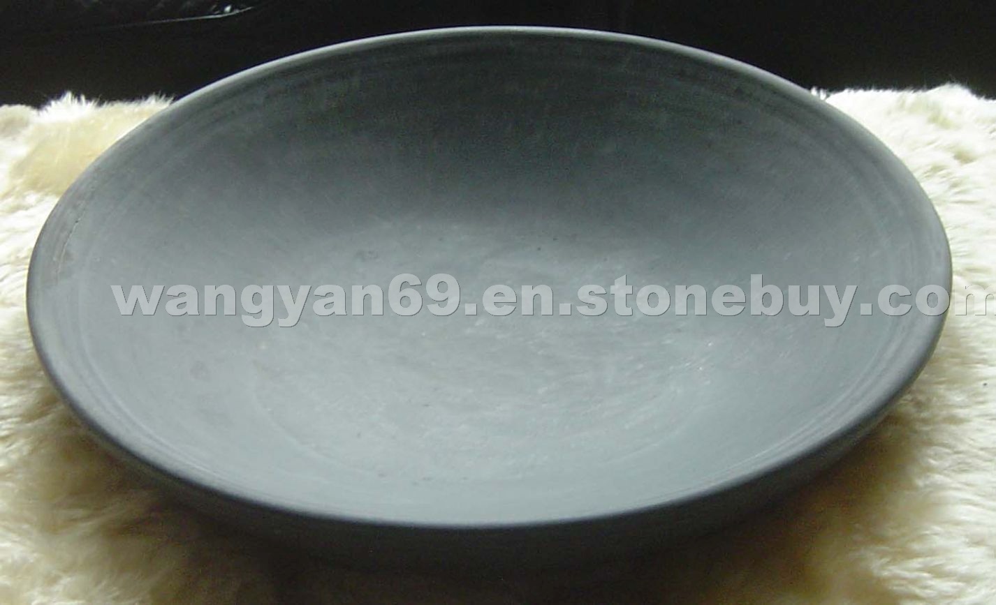 Natural slate plate