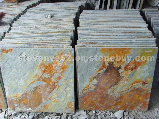China Rust Slate, China Gold Slate