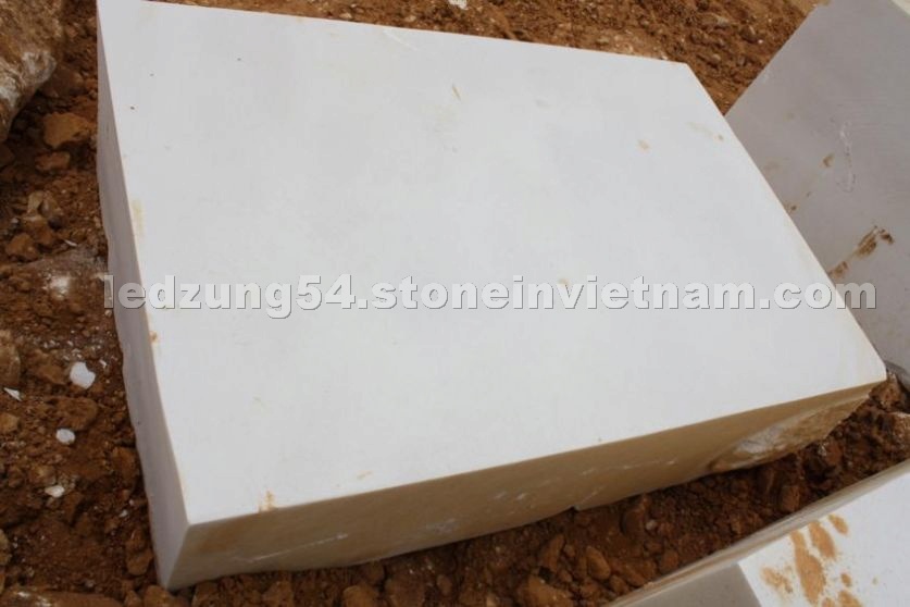 Crystal White Marble block