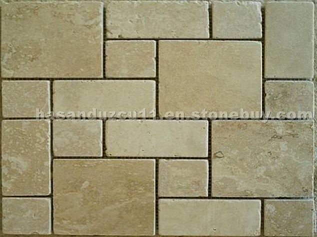 Mini pattern classic travertine