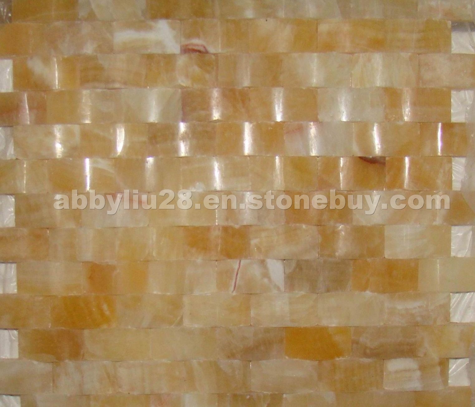 honey onyx mosaic
