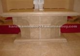 Travertine table top