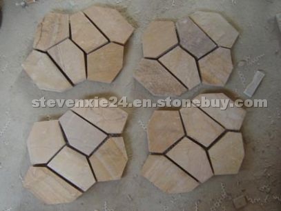 Meshed sandstone tiles
