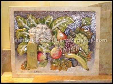 Marble Embossment, Handmade Carved