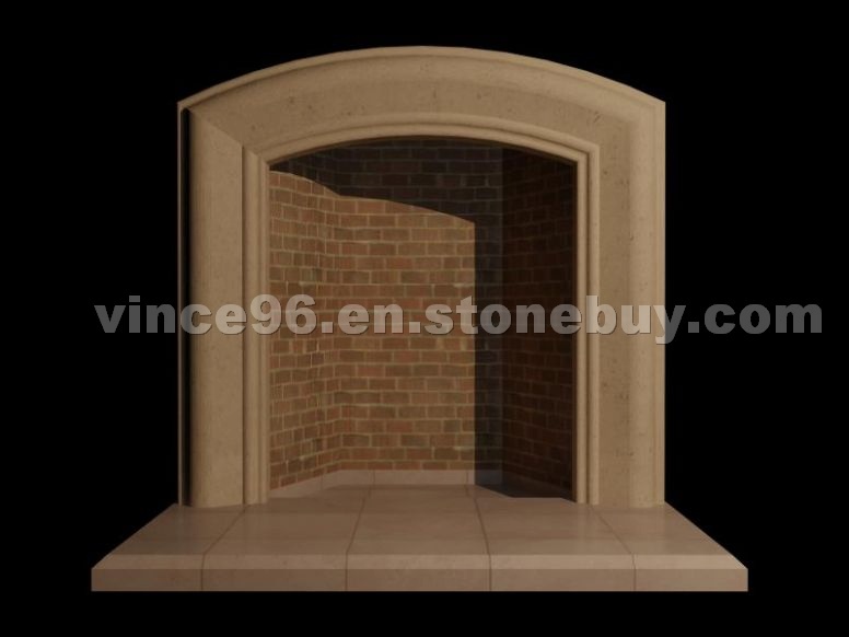 Carolina Radius Fireplace