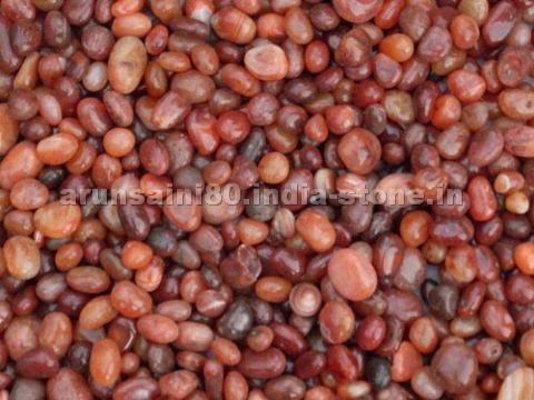 decorative coloured stone(red)