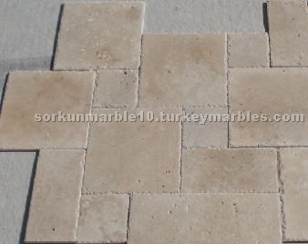 Light and Medium Travertine Sets