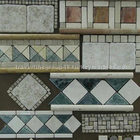 Travertine Borders