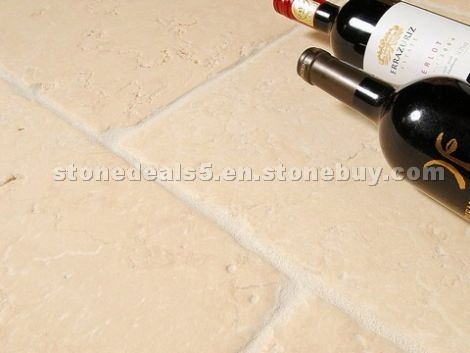 Jerusalem Antique Gold Limestone Tiles - Tumbled