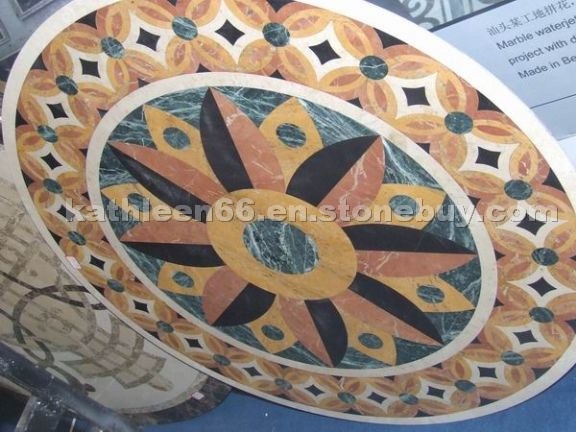 Water Jet Stone Medallions