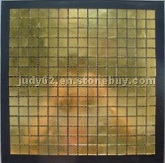 gold foil mosaic