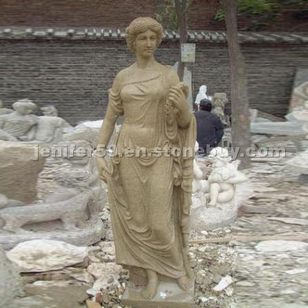 Yellow Marble Statue