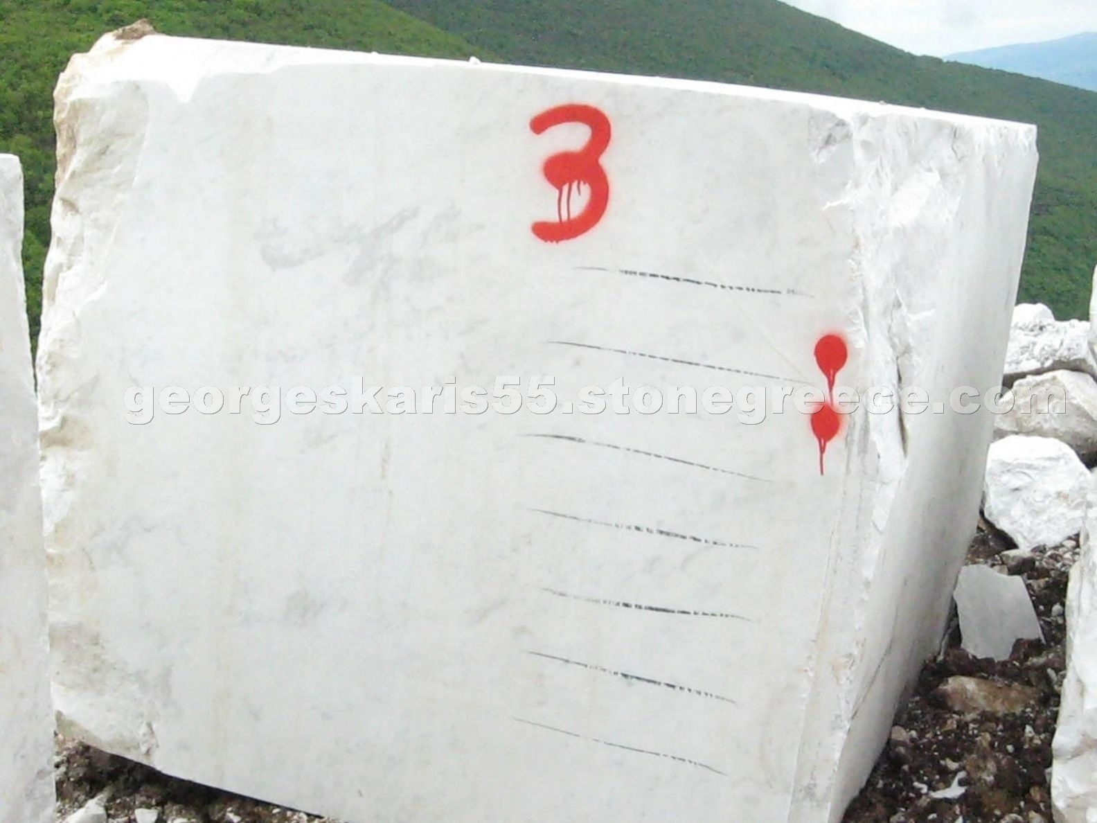 Volakas Sunny white Quarry Marble Blocks