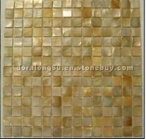 gold mother of pearl shell mosaic tile